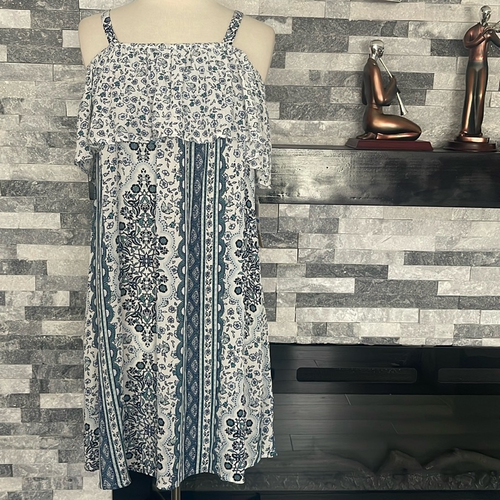 Wallflower Tapestry Boho On Off The Shoulder Dress Anthropologie ModCloth Lulus